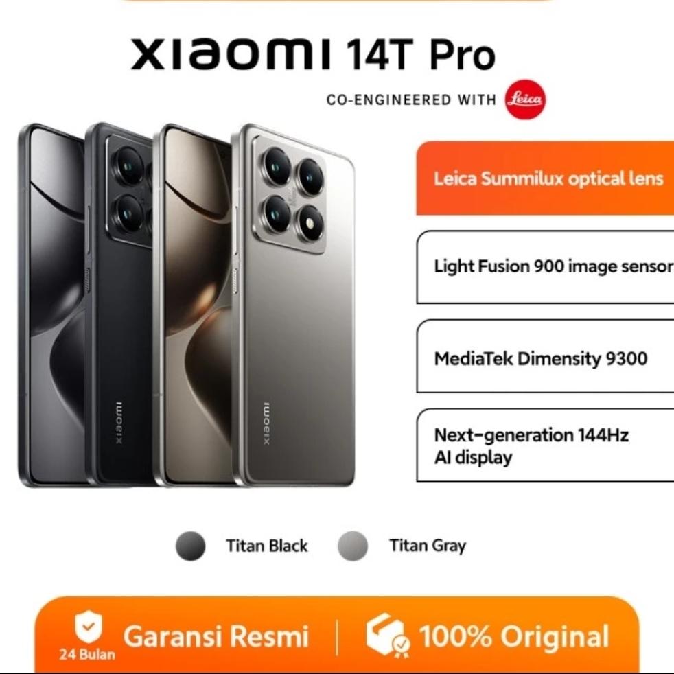 XIAOMI 14T 12/256GB & 12/512GB MI 14T GARANSI RESMI